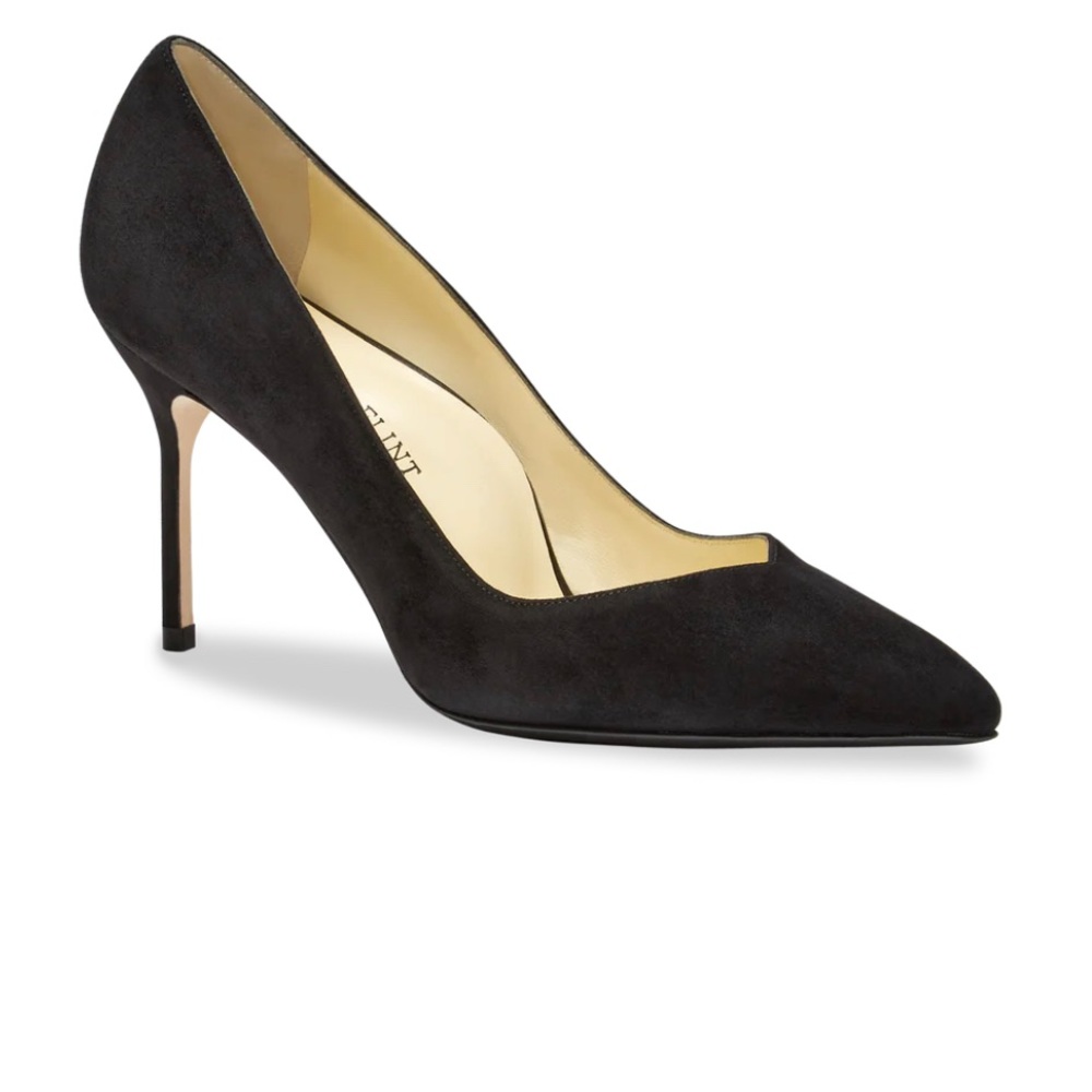 Black Suede Perfect Pump 85 By Sarah Flint